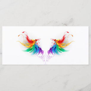 Fluffy Rainbow Wings Menu