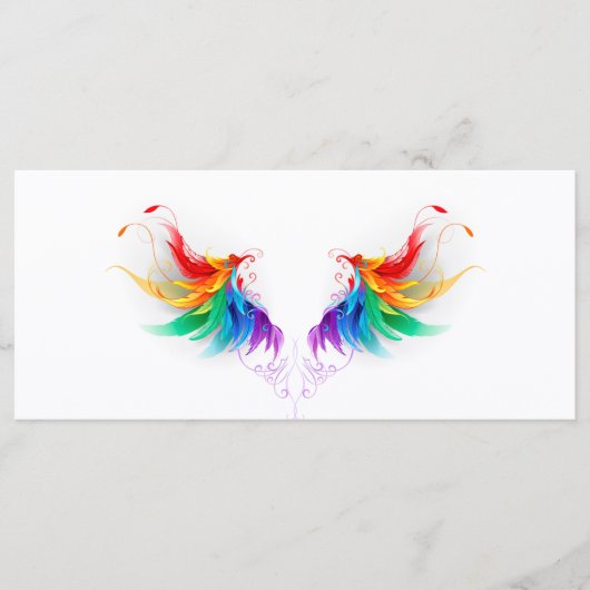 Fluffy Rainbow Wings Menu (Voorkant)