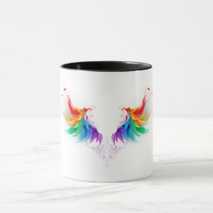 Fluffy Rainbow Wings Mok