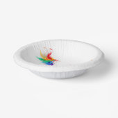 Fluffy Rainbow Wings Papieren Kommen (Gebogen)
