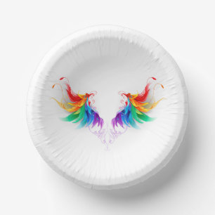 Fluffy Rainbow Wings Papieren Kommen