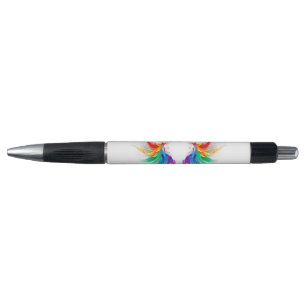 Fluffy Rainbow Wings Pen