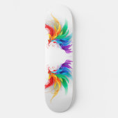 Fluffy Rainbow Wings Persoonlijk Skateboard (Voorkant)