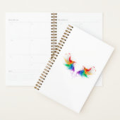 Fluffy Rainbow Wings Planner (Display)