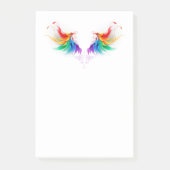 Fluffy Rainbow Wings Post-it® Notes (Voorkant)