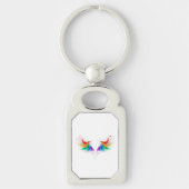 Fluffy Rainbow Wings Sleutelhanger (Voorkant)