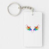 Fluffy Rainbow Wings Sleutelhanger (Voorkant)