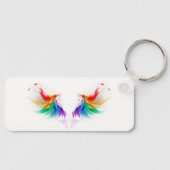 Fluffy Rainbow Wings Sleutelhanger (Voorkant)