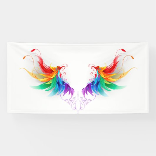 Fluffy Rainbow Wings Spandoek (Horizontaal)