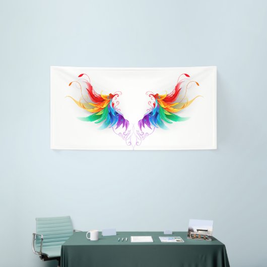 Fluffy Rainbow Wings Spandoek (Beurs)