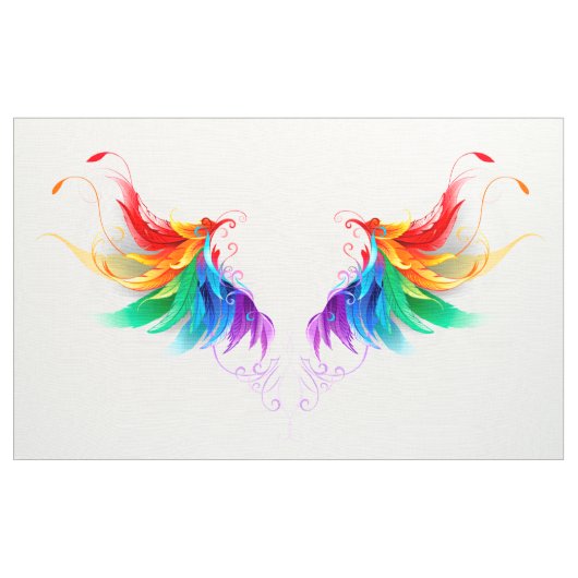 Fluffy Rainbow Wings Stof (Yard (91,4 cm))