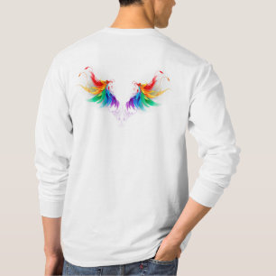 Fluffy Rainbow Wings T-shirt