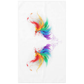 Fluffy Rainbow Wings Tafelkleed (Voorkant)