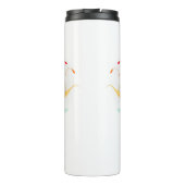 Fluffy Rainbow Wings Thermosbeker (Achterkant)