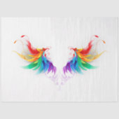 Fluffy Rainbow Wings Tissuepapier (Voorkant)