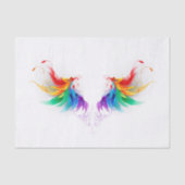 Fluffy Rainbow Wings Tissuepapier (Voorkant)