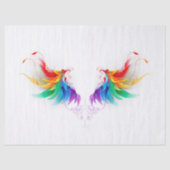 Fluffy Rainbow Wings Tissuepapier (Voorkant)