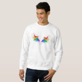 Fluffy Rainbow Wings Trui (Voorkant volledig)