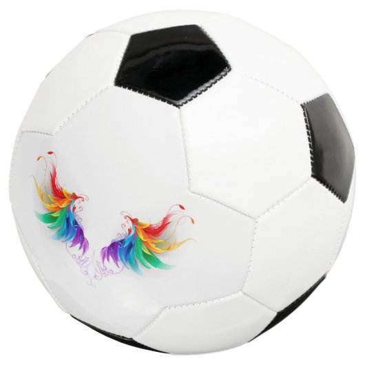 Fluffy Rainbow Wings Voetbal (Drie kwart)