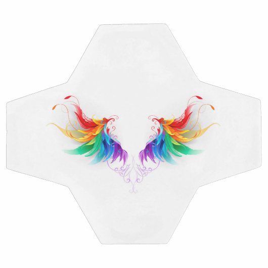 Fluffy Rainbow Wings Voetbal (Enkel)