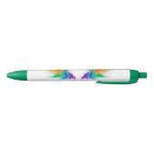 Fluffy Rainbow Wings Zwarte Inkt Pen (Bodem)