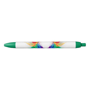 Fluffy Rainbow Wings Zwarte Inkt Pen