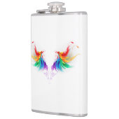 Fluffy Regenboog Vleugels Heupfles (Links)