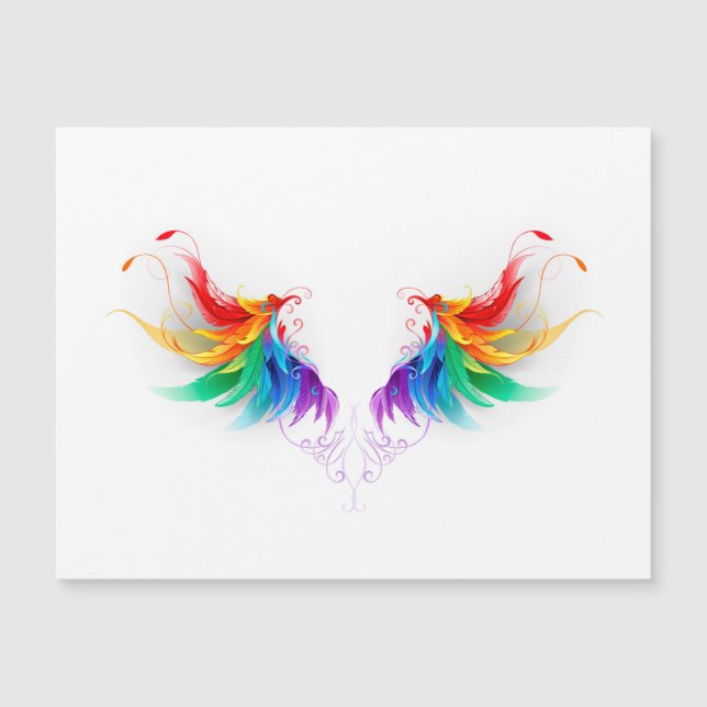 Fluffy Regenboogvleugels (Voorkant)