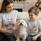 Fluffy Rendier - Bichon Frise hond T-shirt
