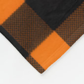 Fluffy Sassy Pumpkin Spice Gnome Fleece Deken (Hoek)