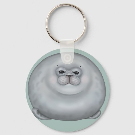 Fluffy Seal Sleutelhanger (Voorkant)