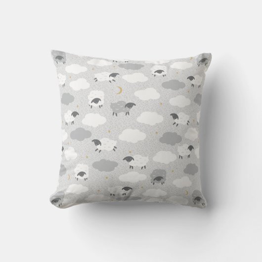 Fluffy Sheep Kussen (Voorkant)