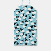Fluffy Sheep op Baby Blue Cadeaulabel (Voorkant)