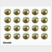 Fluffy Sheep Ronde Sticker (Vel)