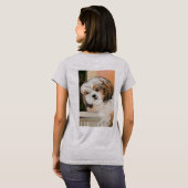 "Fluffy Shih Tzu" T-shirt (Achterkant volledig)