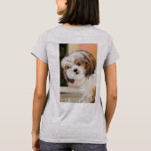 "Fluffy Shih Tzu" T-shirt (Achterkant)