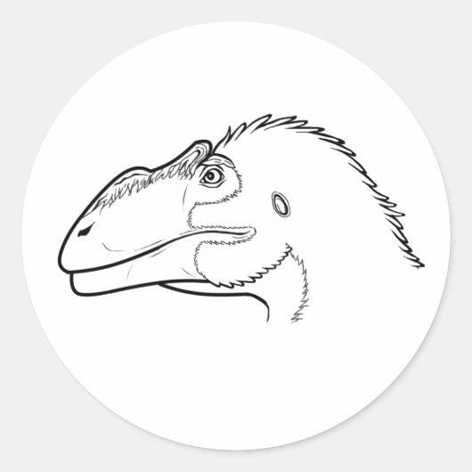 Fluffy Siats meekerorum sticker (Voorkant)