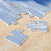 Fluffy Siberian Husky Puppy in de sneeuw Legpuzzel (Zijkant)