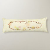 Fluffy Slapy Cat Lichaamskussen (Achterkant)