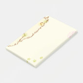 Fluffy Slapy Cat Post-it® Notes (Schuin)