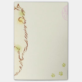 Fluffy Slapy Cat Post-it® Notes