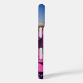 Fluffy speelse Shih Tzu pup, hond in paarse stoel Case-Mate iPhone Case (Achterkant / Rechts)