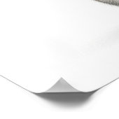 Fluffy Squirrel Art Poster (Hoek)