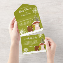 Fluffy Squirrel Gift Winter Baby shower