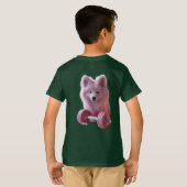 Fluffy Strength Pastel Dumbbell, ontworpen T-shirt (Achterkant volledig)