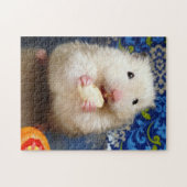 Fluffy Syrian Hamster Kokolinka Legpuzzel (Horizontaal)