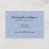 Fluffy Tabby Cat Kitten Face Light Grey Visitekaartje (Achterkant)