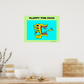 Fluffy the Duck Poster (Keuken)