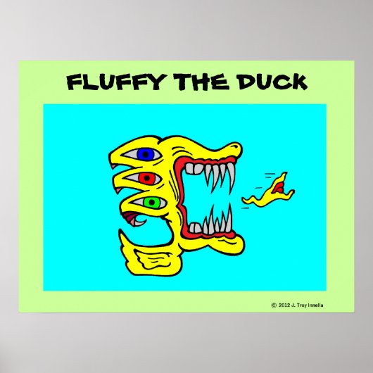 Fluffy the Duck Poster (Voorkant)