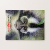 Fluffy Thomas Leaf monkey Legpuzzel (Horizontaal)